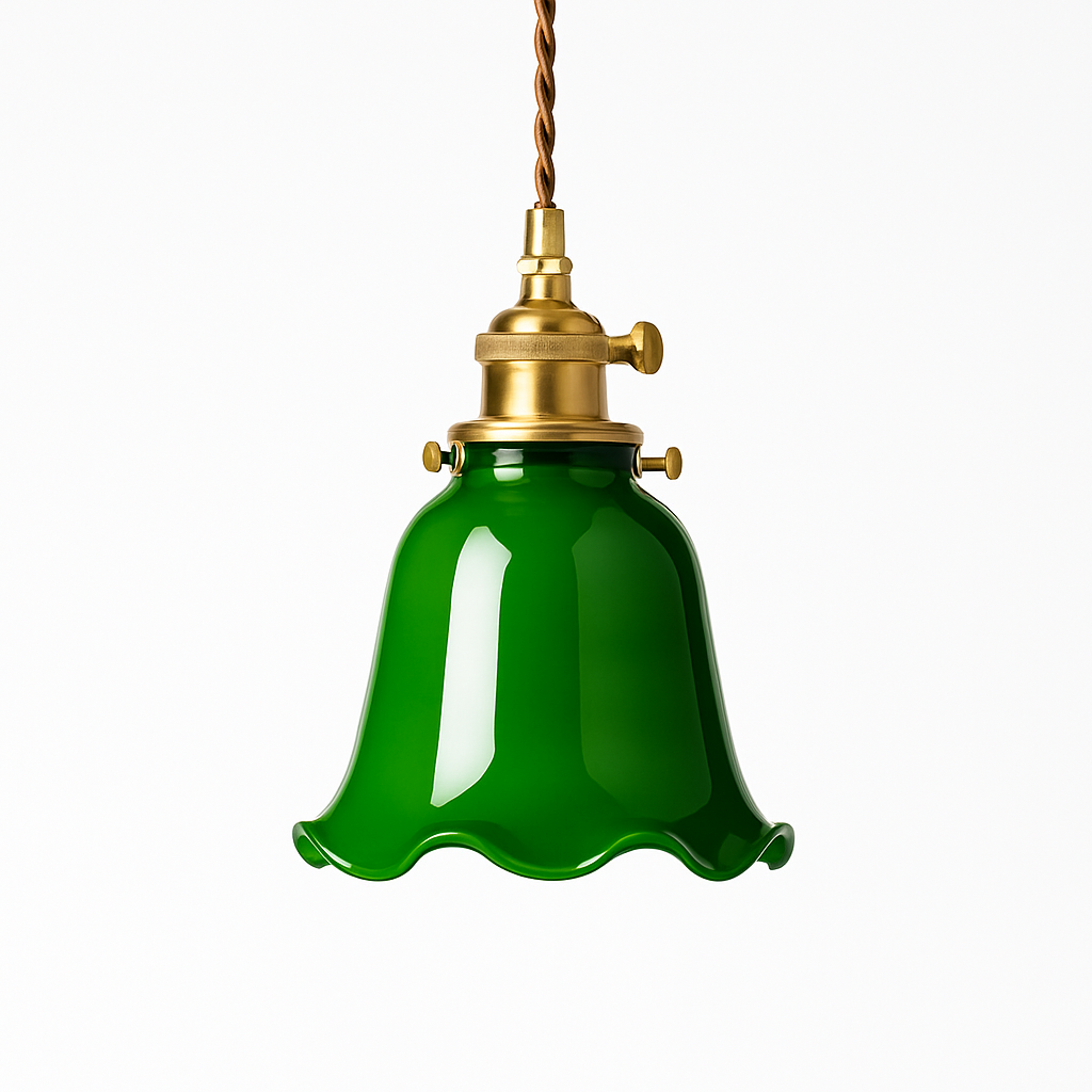 lampe suspension verre led cuivre edison vintage - vue 13 sur 30
