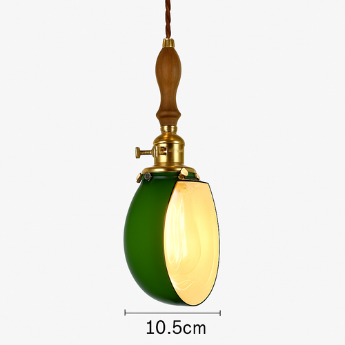 lampe suspension verre led cuivre edison vintage - vue 27 sur 30