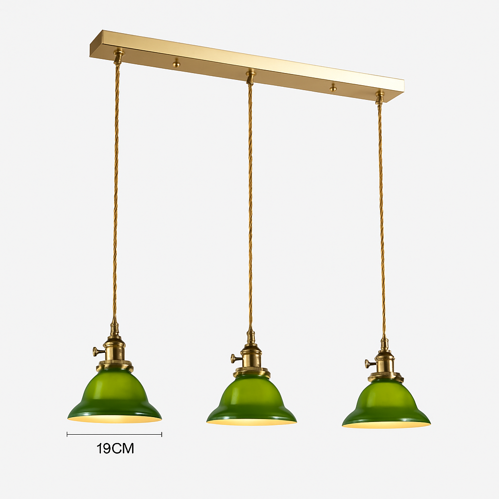 lampe suspension verre led cuivre edison vintage - vue 29 sur 30
