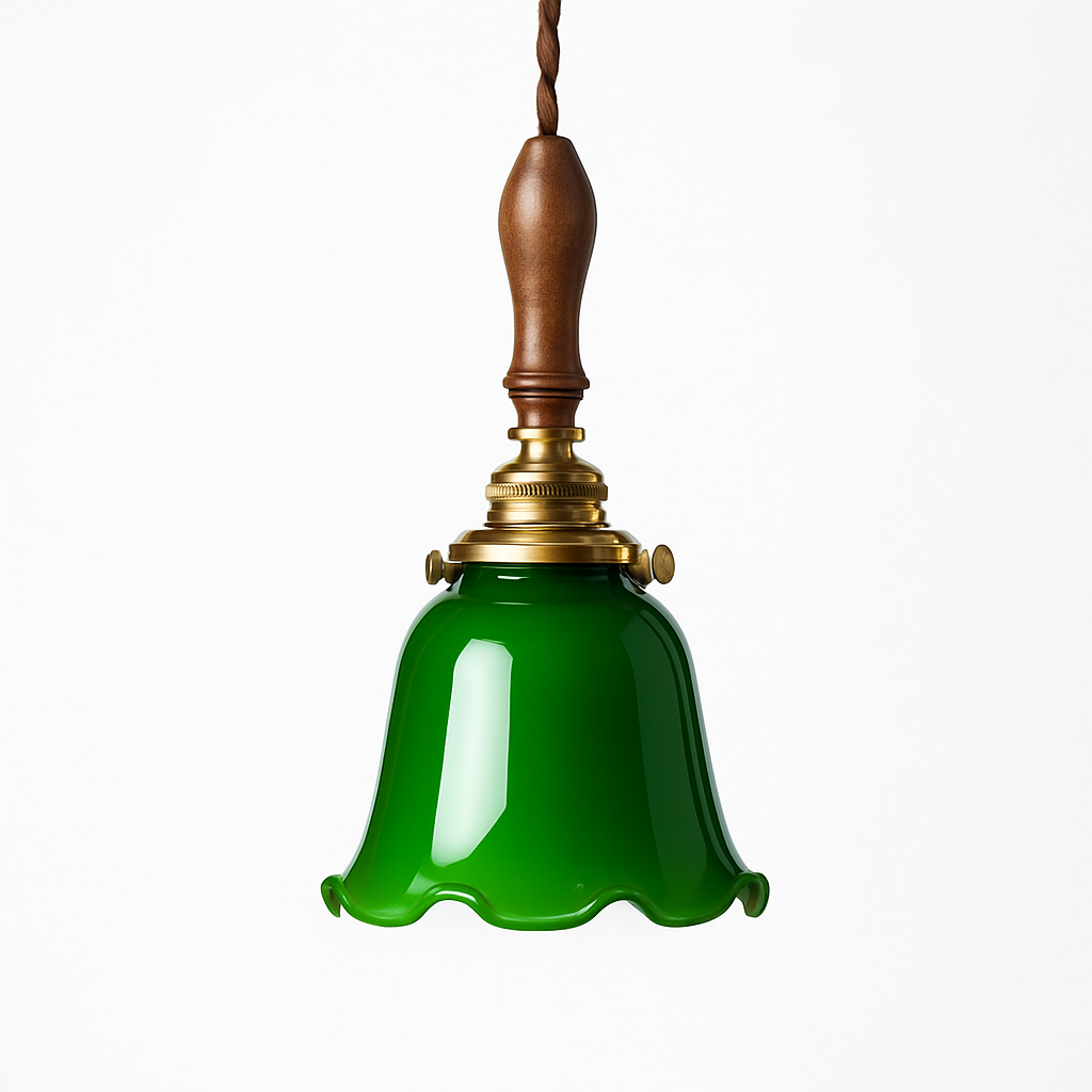 lampe suspension verre led cuivre edison vintage - vue 5 sur 30