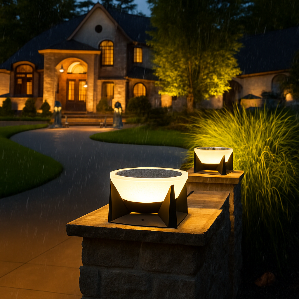 lampes solaires à led pour jardin et décoration extérieure - vue 3 sur 9