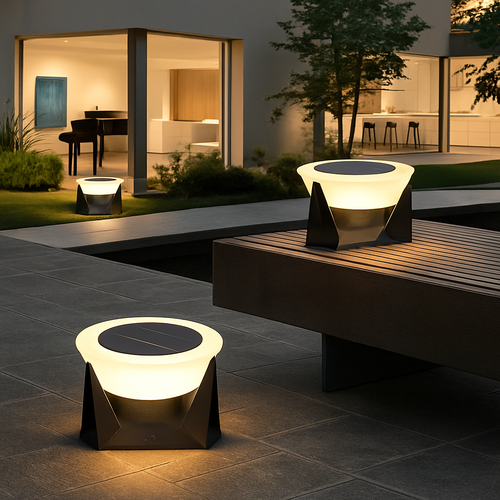 lampes solaires à led pour jardin et décoration extérieure - vue 4 sur 9