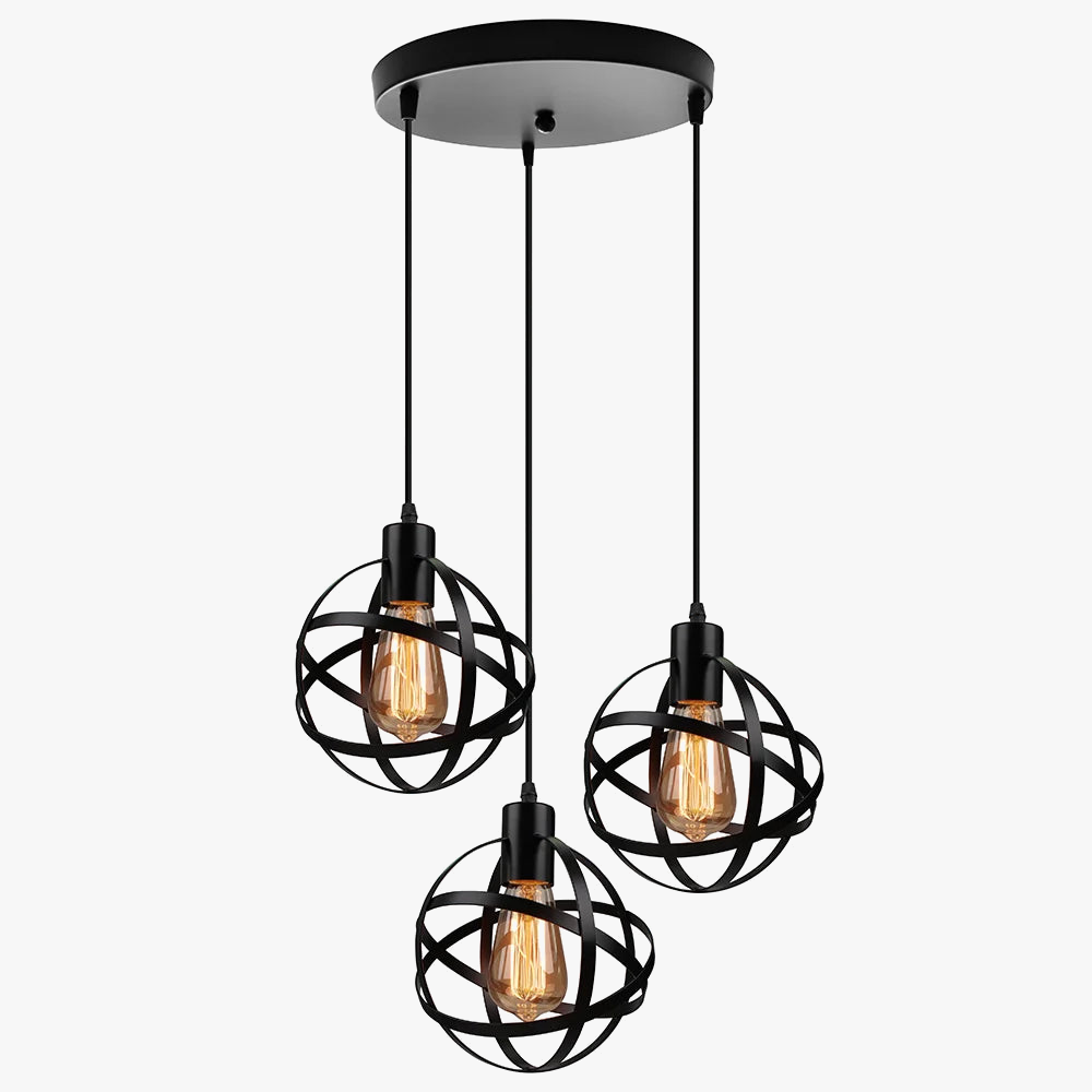 Suspension industrielle moderne minimaliste nordique