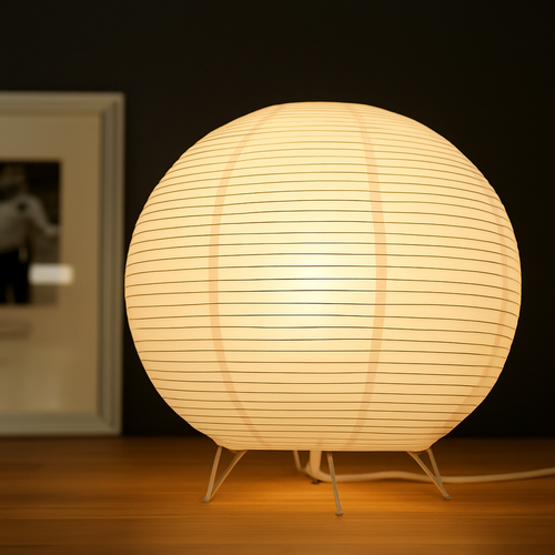 Lanterne en papier nordique lampe de Table Style japonais moderne salon bureau chambre chevet LED éclairage de nuit décor - vue 11 sur 10