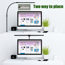LAOPAO Lampe de bureau LED à double tête Lampes de bureau d'architecte EU/US Bureau 24W 5 modes de couleur les plus lumineux et 5 lampes de protection des yeux à intensité variable
