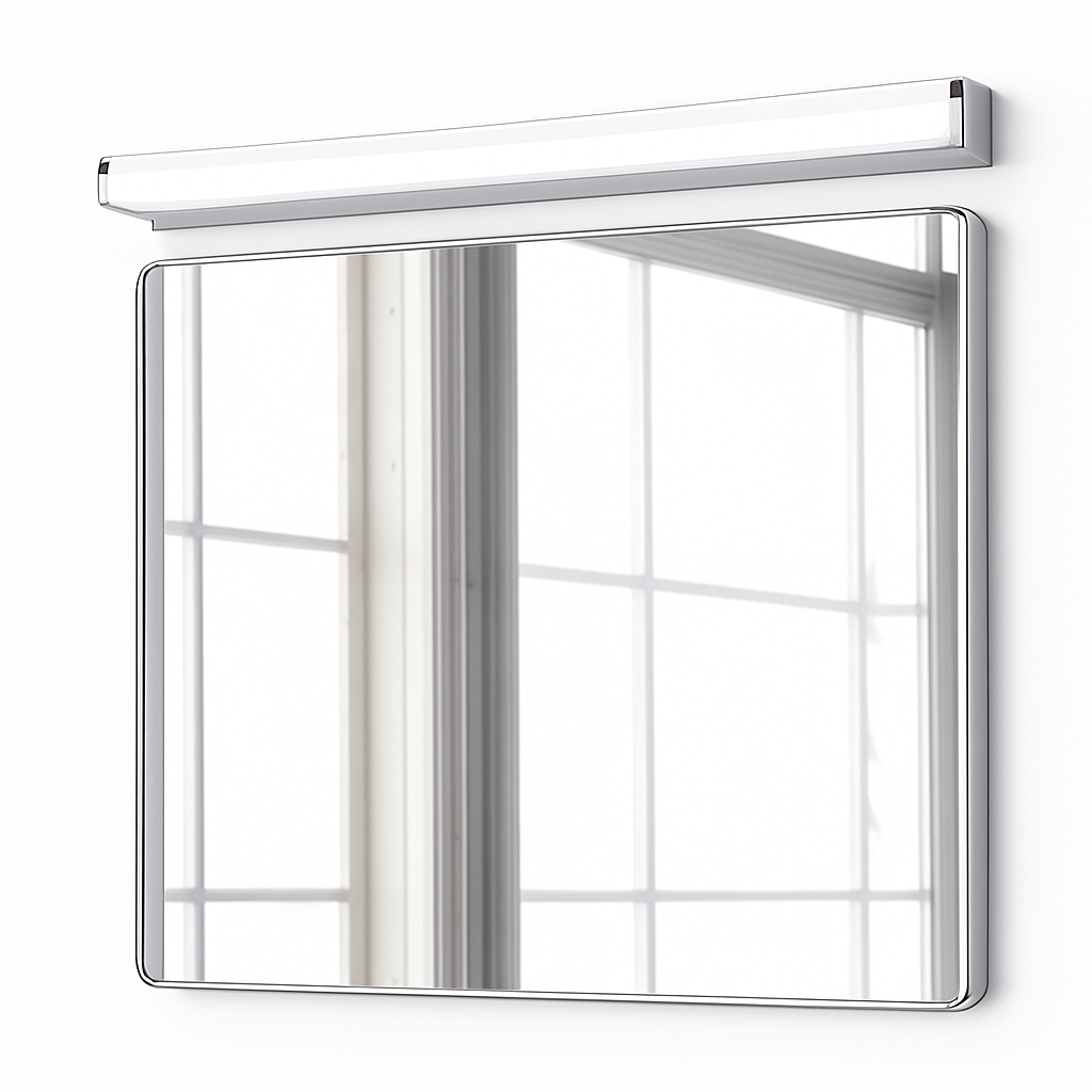 Led miroir lumière moderne salle de bain lampe appliques 42/62/72/120cm acier inoxydable AC85-265V noir blanc appliques LED apliques - vue 3 sur 9