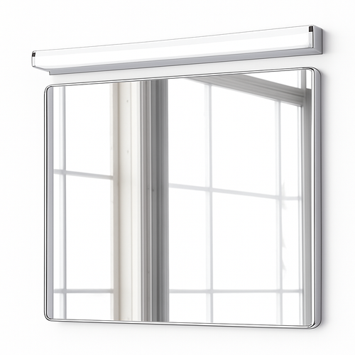 Led miroir lumière moderne salle de bain lampe appliques 42/62/72/120cm acier inoxydable AC85-265V noir blanc appliques LED apliques - vue 4 sur 9