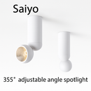 led projecteur surface 355 degrés angle réglable cri 90 rotatif