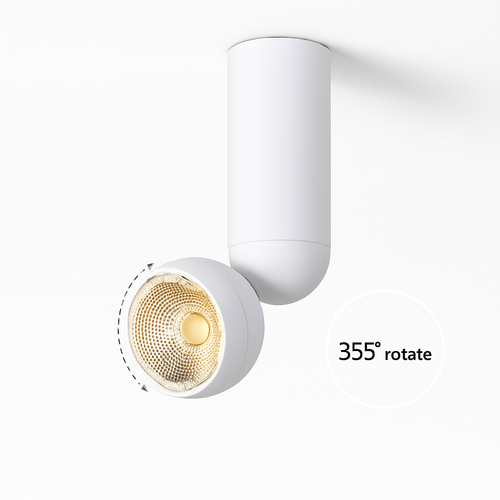 led projecteur surface 355 degrés angle réglable cri 90 rotatif - vue 2 sur 11