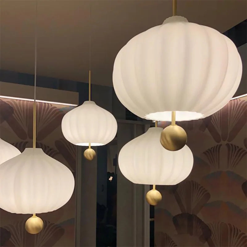 (15mai) Suspension moderne LED style chinois forme sphérique Shoutao - vue 6 sur 8