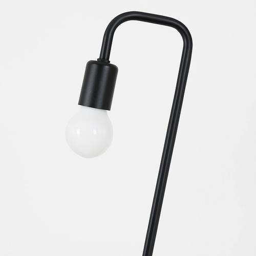Loft lampe de bureau Vintage E27 noir blanc tige de fer campagne américaine lampes de Table en bois nordique chevet lecture luminaire - vue 6 sur 8