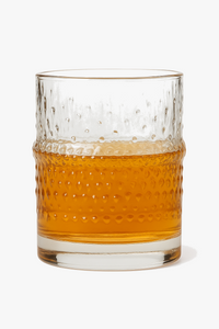 Lot 4 verres whisky relief design moderne épais