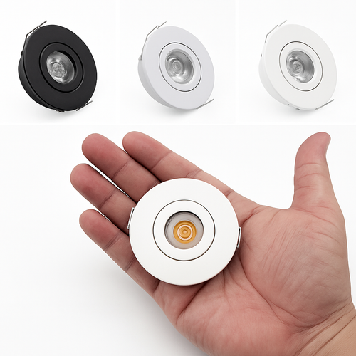 lot de 10 mini spots led intégrés réglables - vue 8 sur 9
