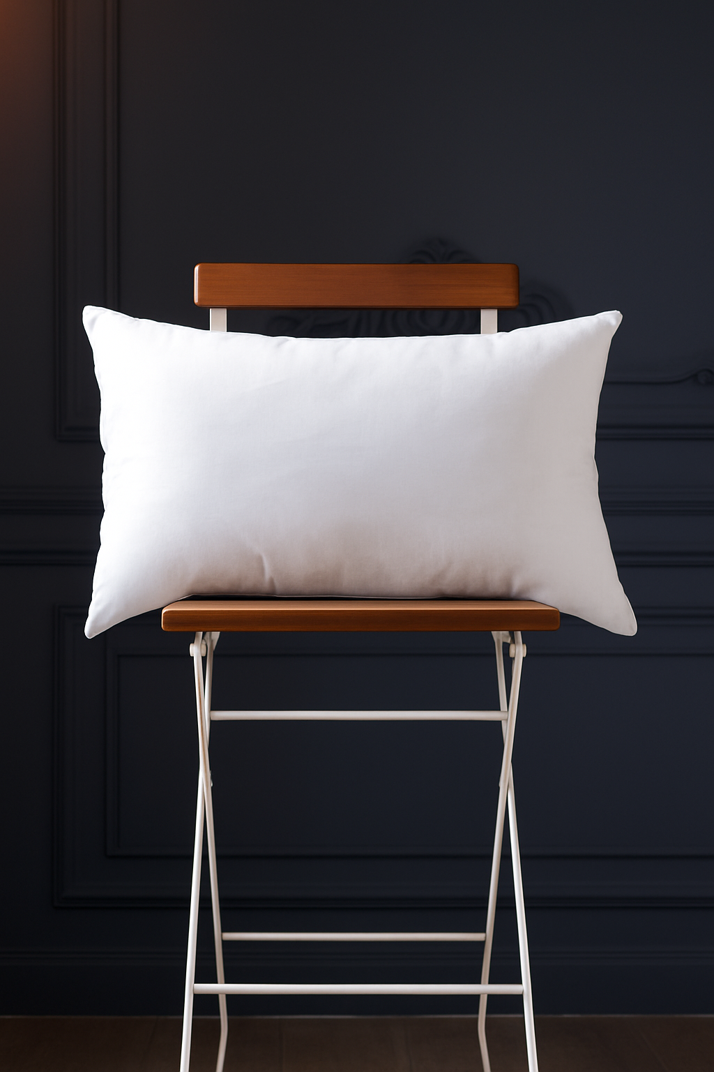 lot de 2 housses de coussin décoratives blanches rectangulaires - vue 5 sur 7