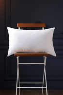 lot de 2 housses de coussin décoratives blanches rectangulaires
