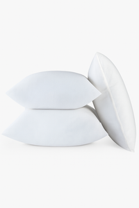 lot de 2 housses de coussin décoratives blanches rectangulaires