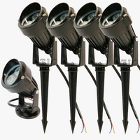 lot de 4 lampes de jardin à led pour éclairage extérieur