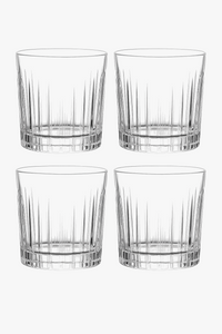 Lot de 4 verres whisky épais old fashioned