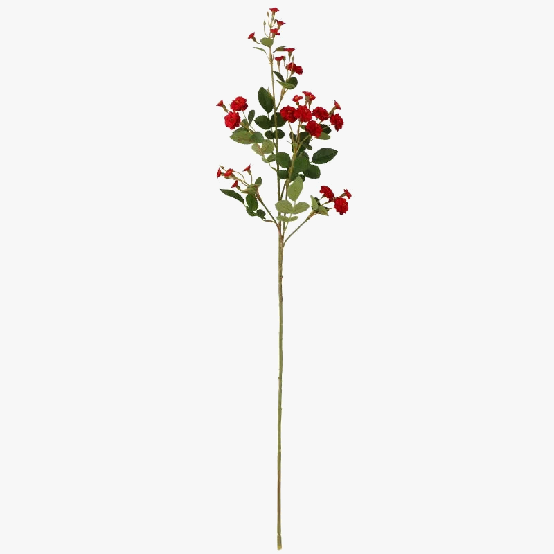 lot de 5 roses artificielles en soie pour décoration florale