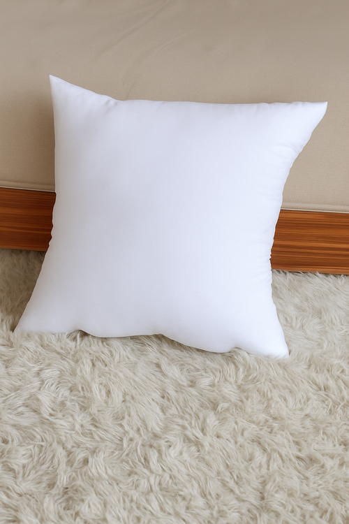 lot de housses de coussin blanches douces confortables 45x45 cm - vue 3 sur 5
