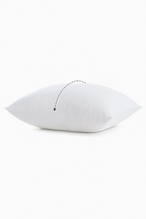 lot de housses de coussin blanches douces confortables 45x45 cm - vue 5 sur 5