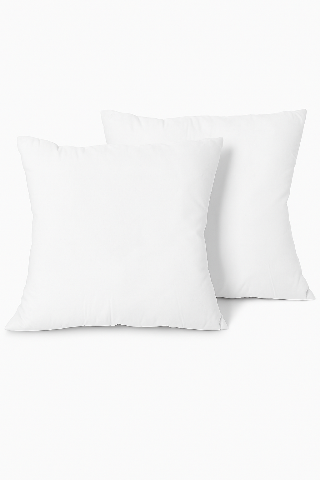 lot de housses de coussin blanches douces confortables 45x45 cm