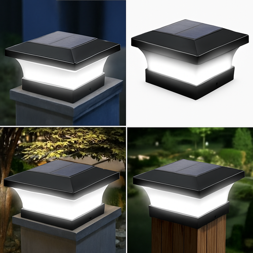 lot de lampes solaires d'extérieur à led étanches pour décoration jardin - vue 9 sur 9