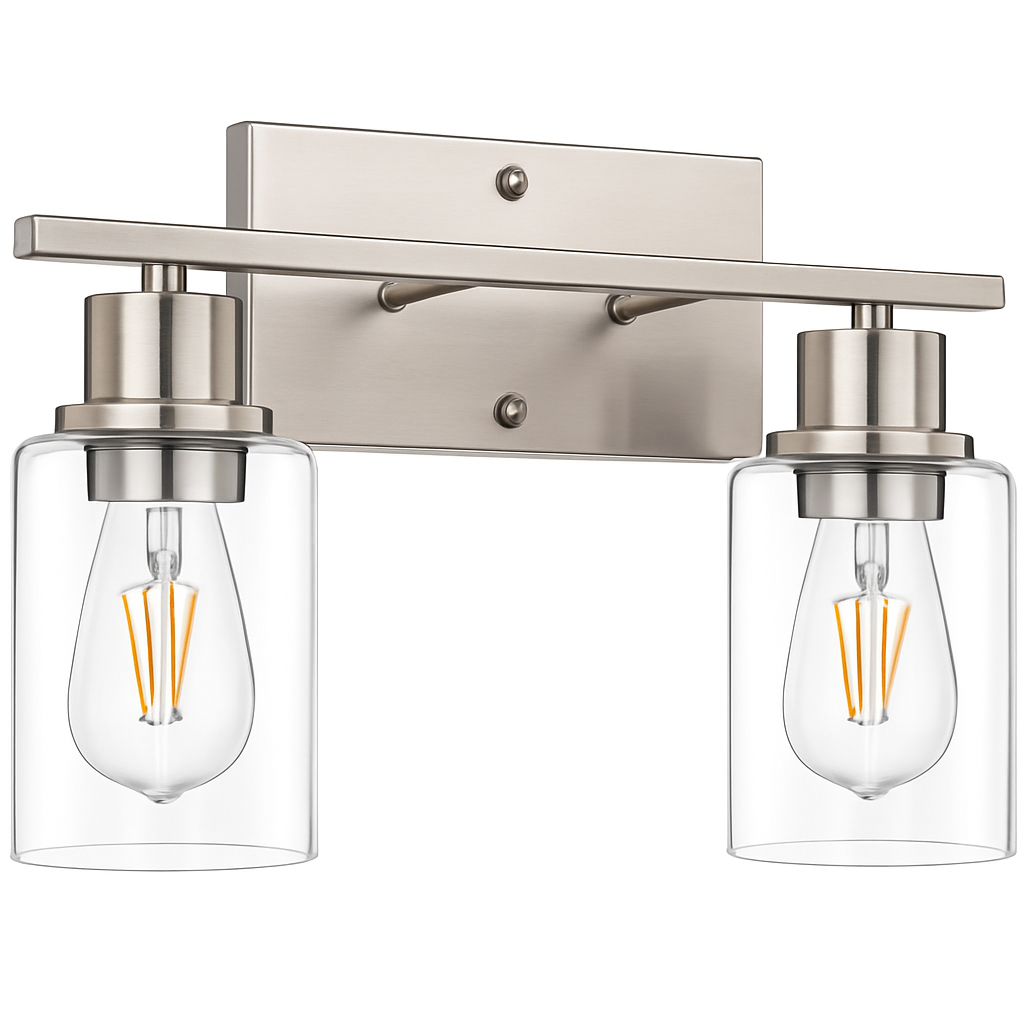 luminaire applique métal verre noir mate salle bains cuisine porche - vue 10 sur 10
