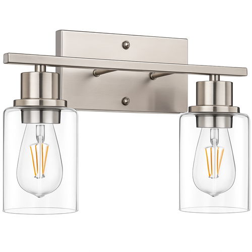 luminaire applique métal verre noir mate salle bains cuisine porche - vue 11 sur 10