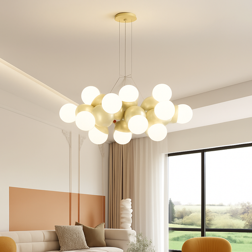 lustre 2023 style design italien pour restaurant - vue 3 sur 12