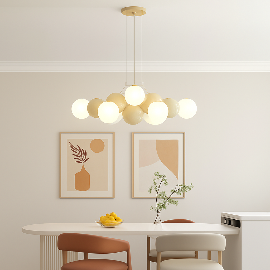 lustre 2023 style design italien pour restaurant - vue 4 sur 12
