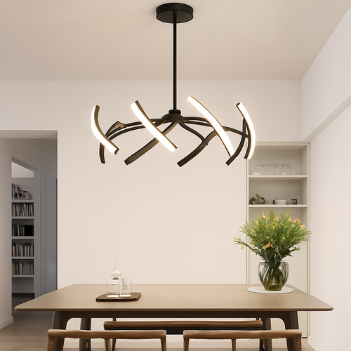 lustre araignée réglable design créatif pour décoration intérieure - vue 3 sur 6