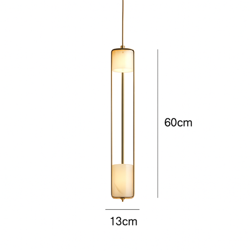 lustre art déco en verre et métal pour intérieur moderne - vue 11 sur 12