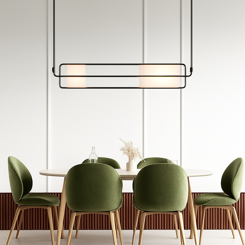 lustre art déco en verre et métal pour intérieur moderne - vue 4 sur 12