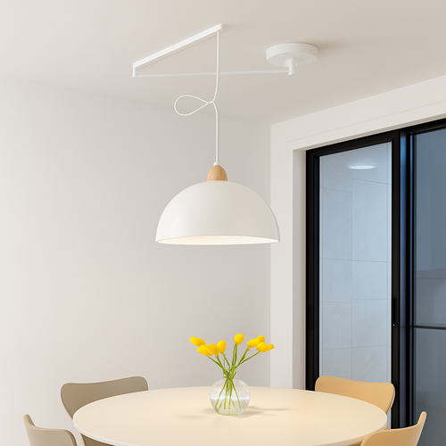 lustre à bras long rotatif réglable moderne pliable et rétractable - vue 2 sur 22