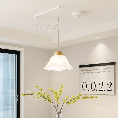 lustre à bras long rotatif réglable moderne pliable et rétractable - vue 5 sur 22