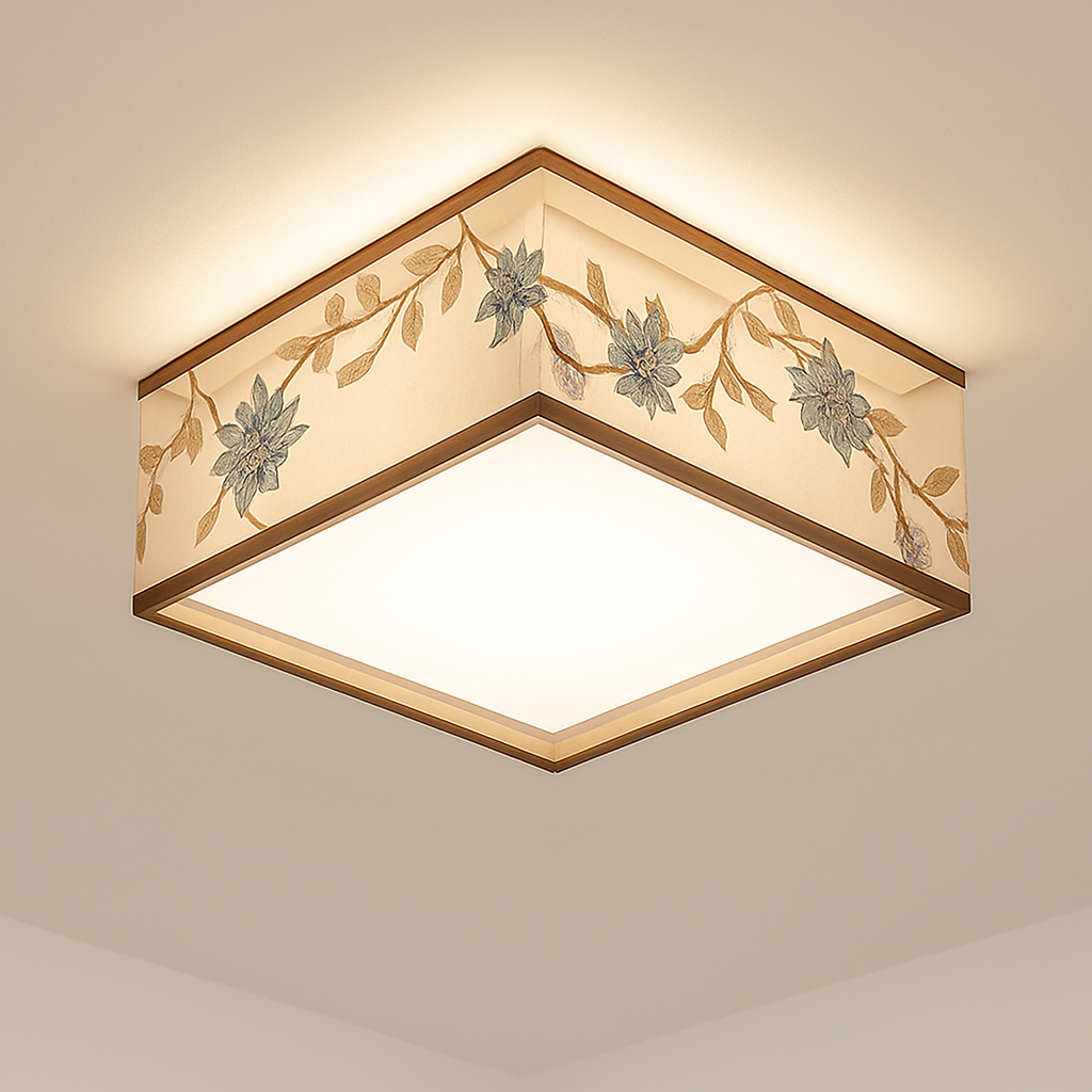lustre chinois plafonnier chambre ronde Chinoiserie Luminaire Suspendu rétro maison salon étude Luminaire éclairage - vue 11 sur 17