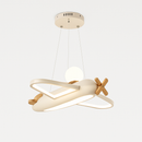 lustre créatif en forme d'avion pour enfant