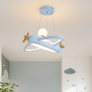 lustre créatif en forme d'avion pour enfant