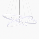 Lustre design anneaux suspendus à LED Deco