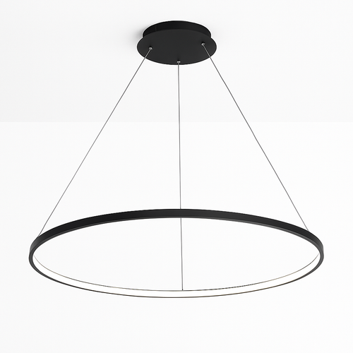 Lustre design anneaux suspendus à LED Deco - vue 8 sur 8