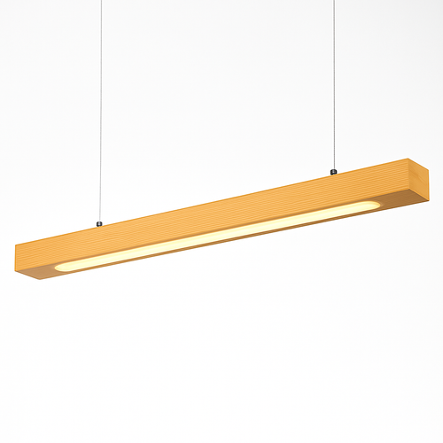Lustre design en bois long à LED Bar - vue 2 sur 6