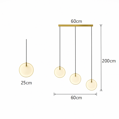 lustre design en marbre doré avec éclairage led tendance 2024
