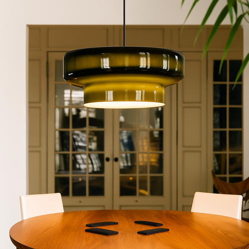 lustre design espagnol en verre pour intérieur moderne - vue 5 sur 8