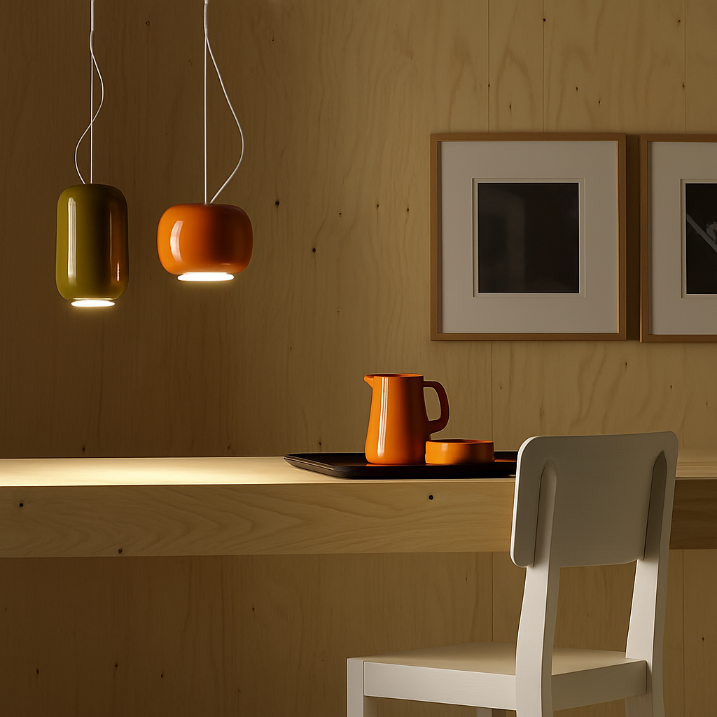 lustre design italien en verre pour bar et restaurant - vue 3 sur 10