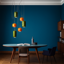 lustre design italien en verre pour bar et restaurant