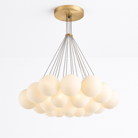 Lustre design LED avec boules
