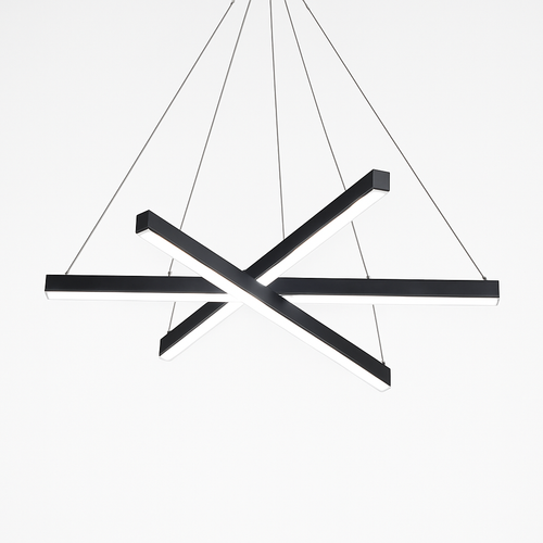 Lustre design LED barrettes lumineuses en métal Zillion - vue 2 sur 11