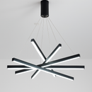 Lustre design LED barrettes lumineuses en métal Zillion