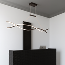Lustre design LED en forme de vagues Callan